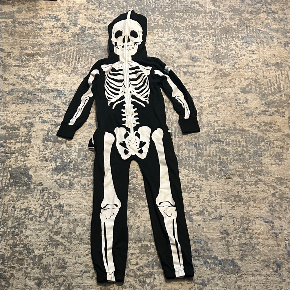 Tipsy Elves Black and White Skeleton Kids Costume